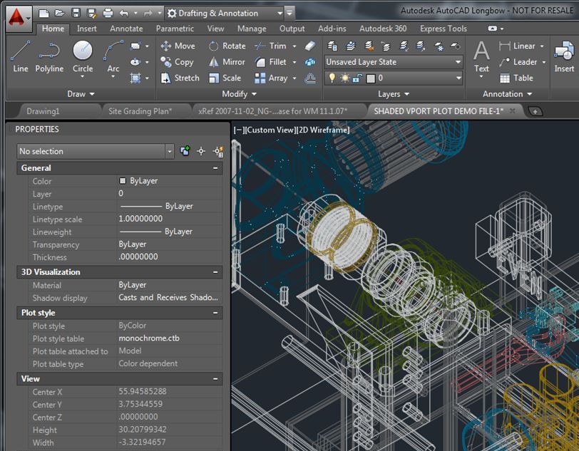 Dark AutoCAD 2015